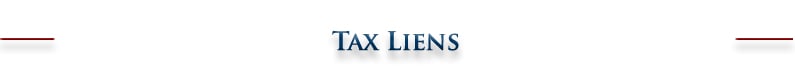 I have IRS Tax Liens