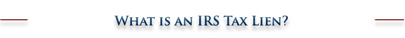 what is an irs tax lien