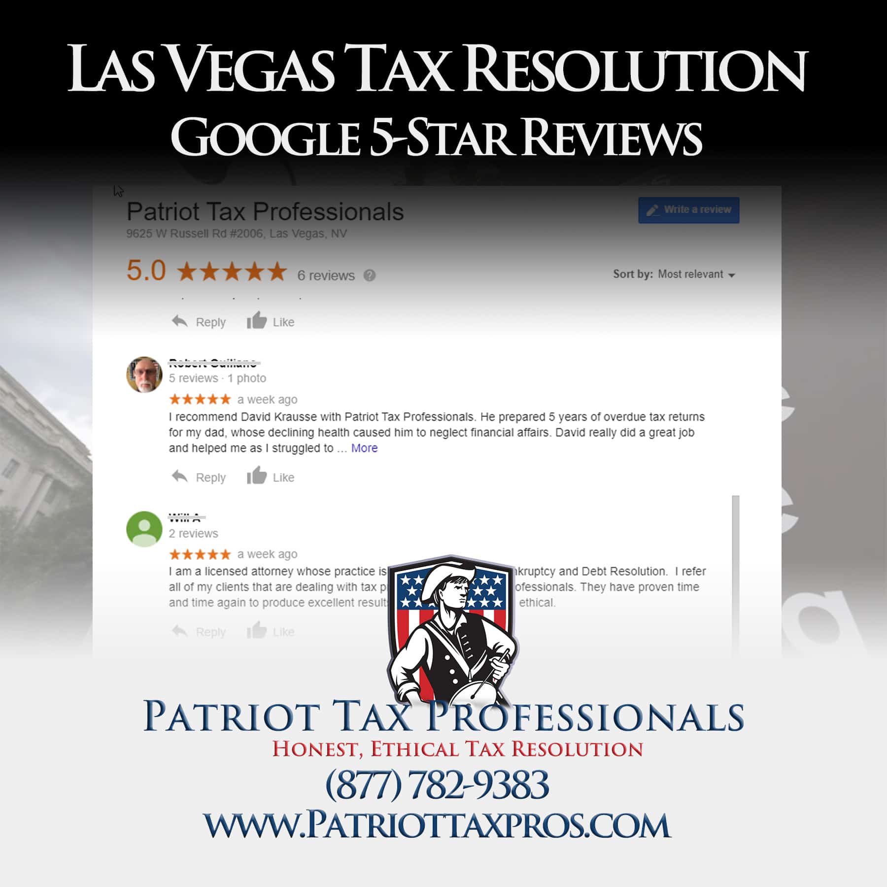  Vegas Tax Resolution 5 star google